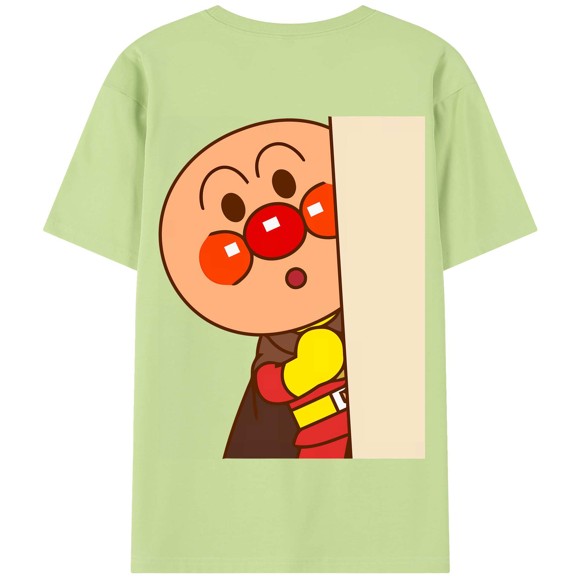 （画像用） アンパンマン Anpanman 綿100％半袖Tシャツ（背面プリント）